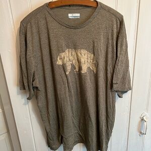 Columbia Men's Xxl brown bear Graphic short sleeve T-Shirt